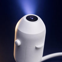 Detalle de la lente del proyector Starlume
