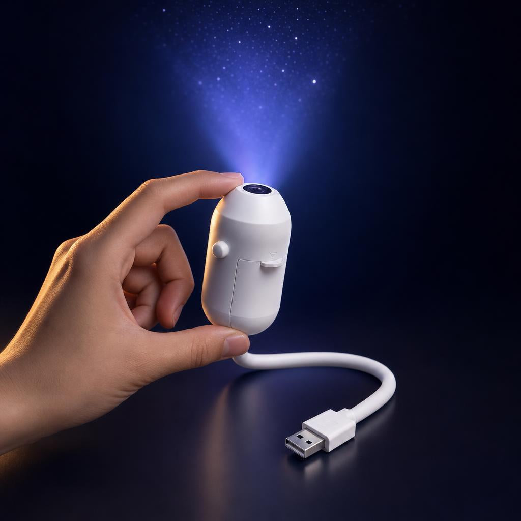 Starlume en la mano: pequeño y ligero